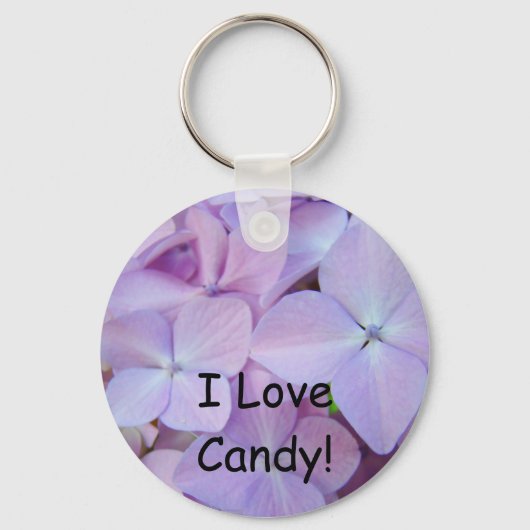 J'adore les bonbons ! porte-clés Hydrangeas Rose V (Recto)