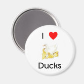 J'adore les canards Magnet (Recto/Verso)