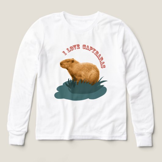J'adore les capybaras (Motif recto)