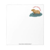 J'adore les capybaras Bloc-notes (Devant)