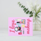 J'adore les cartes postales maquillage (Debout devant)