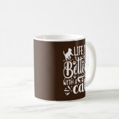 J'adore les chats et la Mug cercueil (Devant droit)