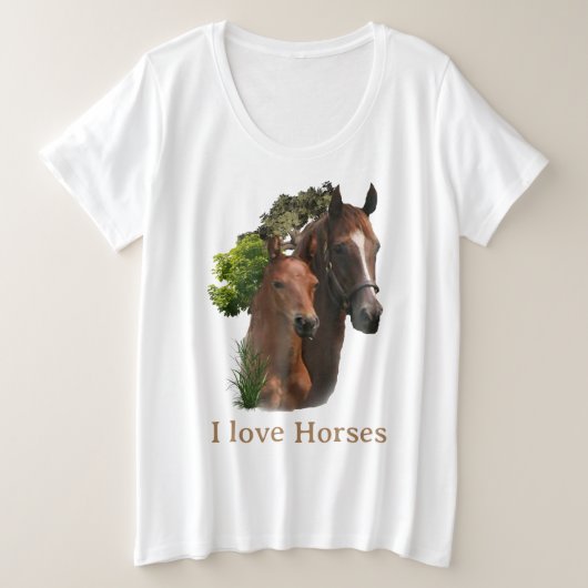 J'adore les chevaux (Design devant)