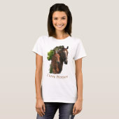 J'adore les chevaux T-shirt (Devant entier)