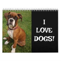 J'ADORE LES CHIENS   CALENDRIER