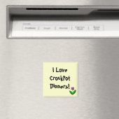 J'adore les dîners CrockPot ! - aimant (In Situ (Lave-vaisselle))