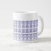 J'adore les grands mugs & Message secret caché 156 (Devant droit)