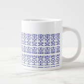 J'adore les grands mugs & Message secret caché 156 (Droite)
