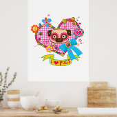 J'adore les Pug ! Affiche (Cuisine)