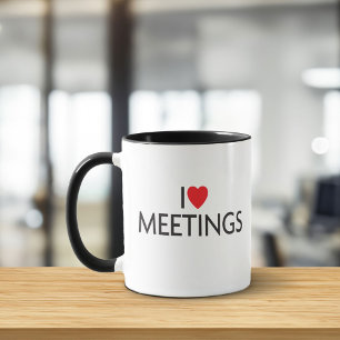 J'adore les réunions Mug