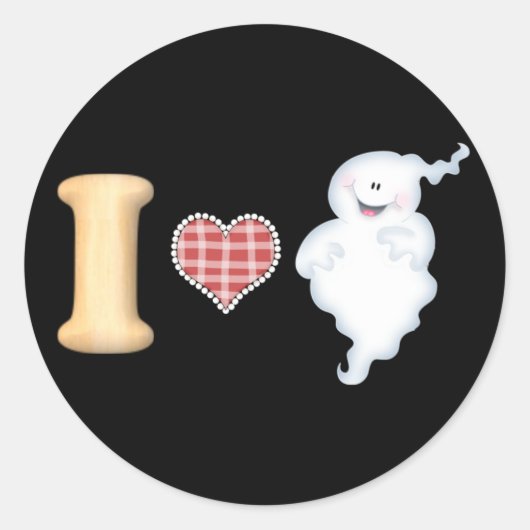 J'adore les Stickers Ghosts (Devant)