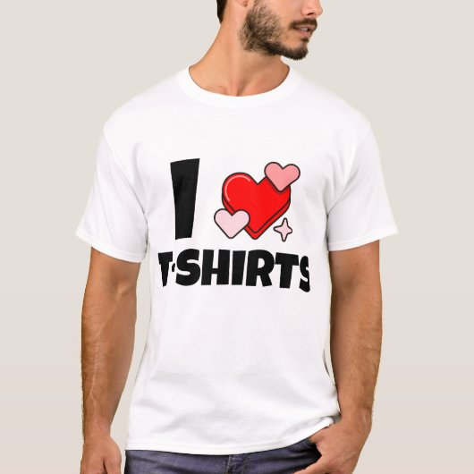J'adore les T-Shirts (Devant)