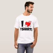 J'adore les T-Shirts (Devant entier)
