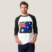 J'adore les T-shirts australiens (Devant entier)