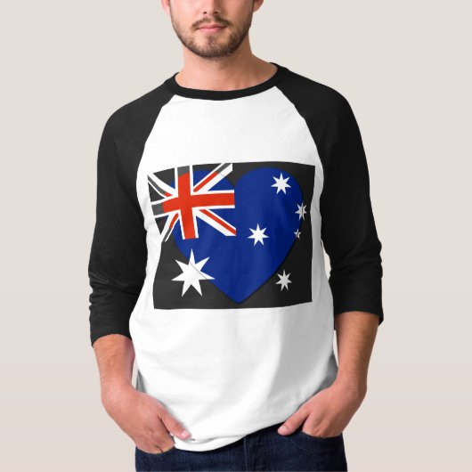 J'adore les T-shirts australiens (Devant)