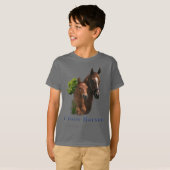 J'adore les t-shirts de chevaux (Devant entier)