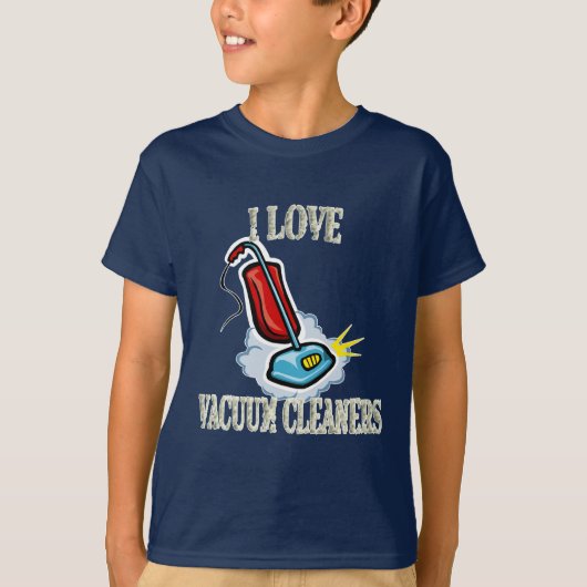 J'adore les t-shirts des aspirateurs (Devant)