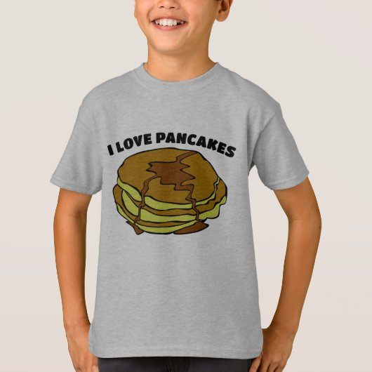 J'ADORE LES T-shirts PANCAKES pour enfants (Devant)