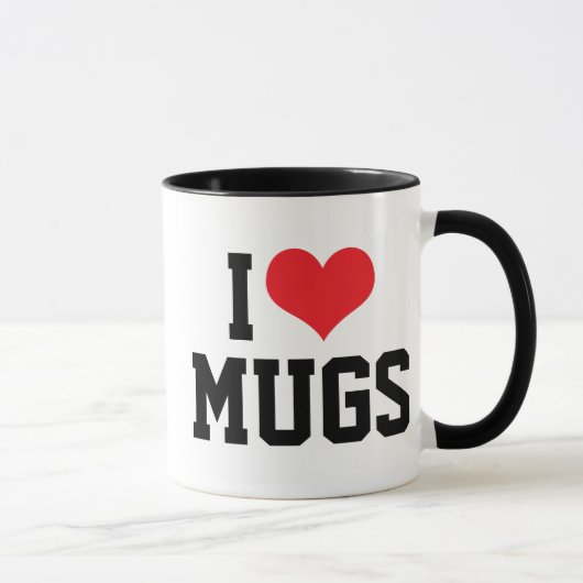 J'adore les Tasses - Cadeau pour Collectionneur de (Droite)