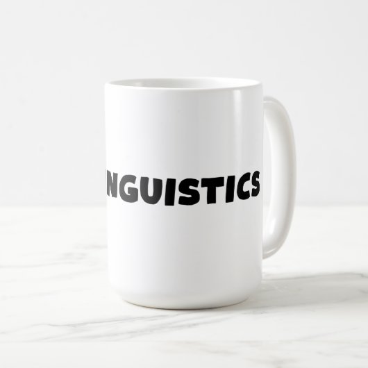 J'adore Linguistic Mug (Devant droit)
