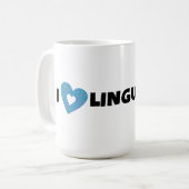 J'adore Linguistic Mug (Devant gauche)