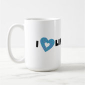 J'adore Linguistic Mug (Gauche)