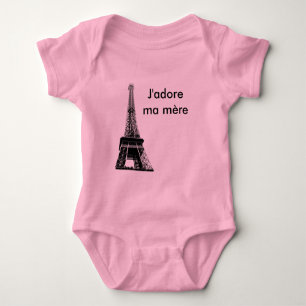 J'adore ma mere baby romper