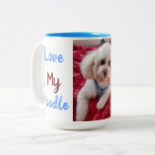J'adore ma tasse de café de caniche (Devant gauche)
