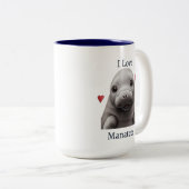 J'adore Manatees Mug (Devant droit)