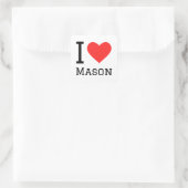 J'adore Mason Sticker (Sac)