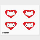 J'adore mes stickers de chat (Feuille)