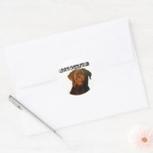 J'adore mes stickers de laboratoire chocolat (Enveloppe)