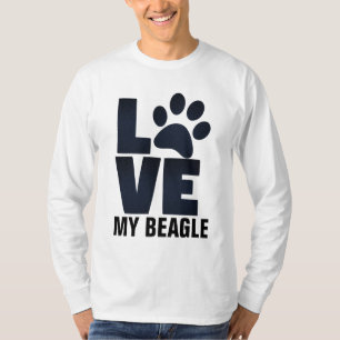 J'ADORE MES T-shirts BEAGLES DE CHIEN