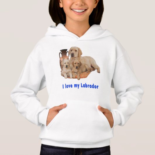 J'adore mes t-shirts Labrador (Devant)