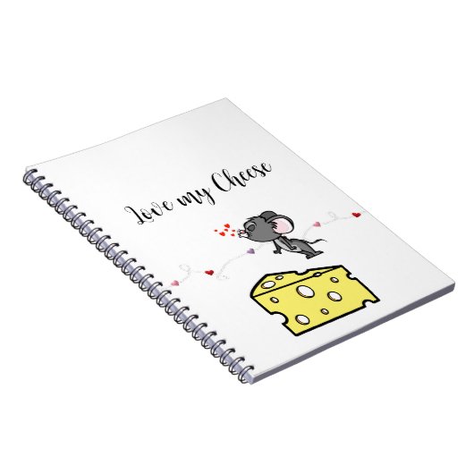 J'adore mon carnet Cheese Mouse (Côté Droit)
