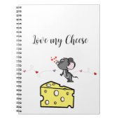 J'adore mon carnet Cheese Mouse (Devant)