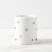 J'adore mon mini schnauzer mug à café rose (Centre)
