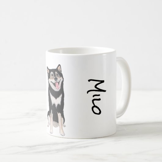 J'adore mon mug Alaskan Malamute Dog Coffee (Devant droit)