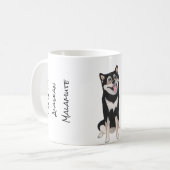 J'adore mon mug Alaskan Malamute Dog Coffee (Devant gauche)