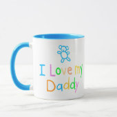 J'adore mon papa Mug (Gauche)