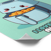 J'adore mon petit poster de cuisine pour fryer air (Coin)