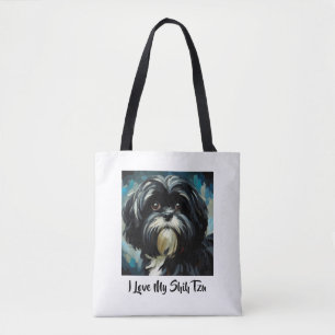 J'adore mon sac fourre-tout Shih Tzu