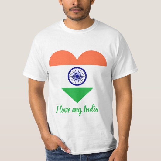 J'adore mon t-shirt indien (Devant)