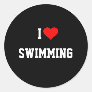 J'ADORE NAGER Sticker