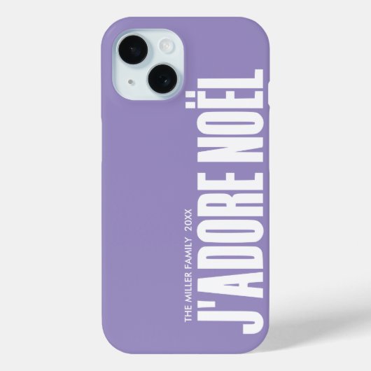 J'adore Noël. Case-Mate iPhone Case (Achterkant)