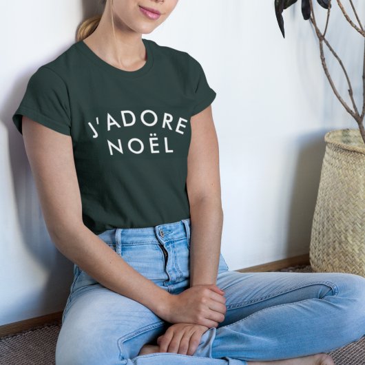 J'adore Noel | Moderne kerstfeestdagen T-shirt
