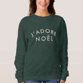 J'adore Noel | Moderne kerstfeestdagen Trui (Voorkant)