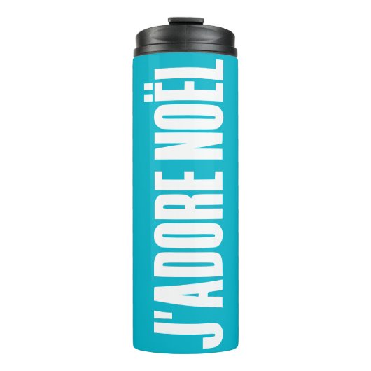 J'adore Noël. Thermosbeker (Voorkant)