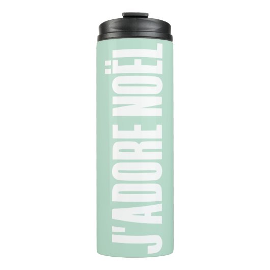 J'adore Noël. Thermosbeker (Voorkant)