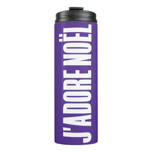 J'adore Noël. Thermosbeker (Voorkant)